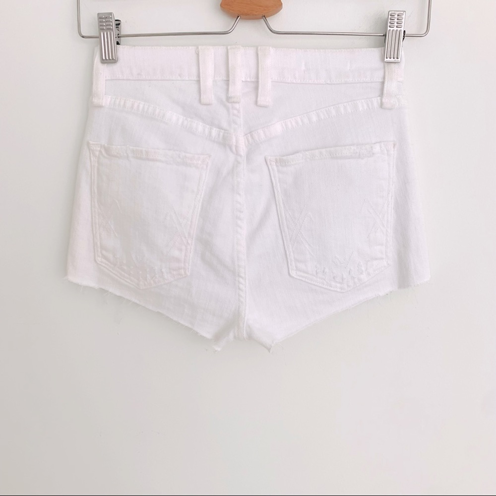 McGuire White Crop Valletta High Rise Shorts - Picture 8 of 14